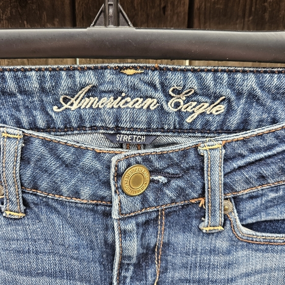 American Eagle Outfitters Women's Classic Blue Skinny Jeans Size 2 - Picture 12 of 16